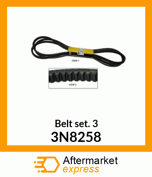 V BELT SET 3N8258