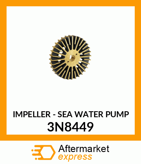 IMPELLER - SEA WATER PUMP 3N8449