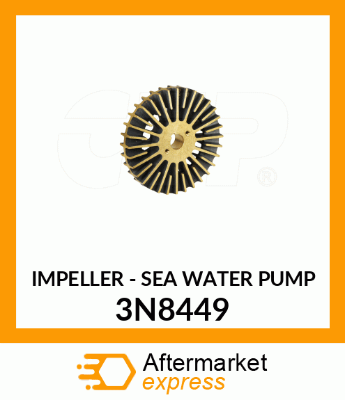 IMPELLER - SEA WATER PUMP 3N8449