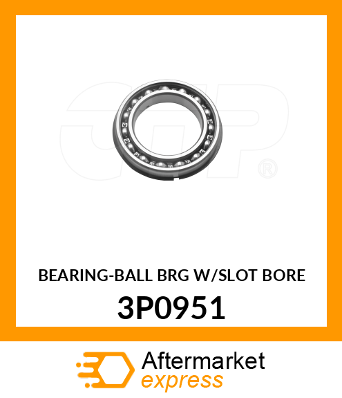 BEARING-BALL BRG W/SLOT B 3P0951