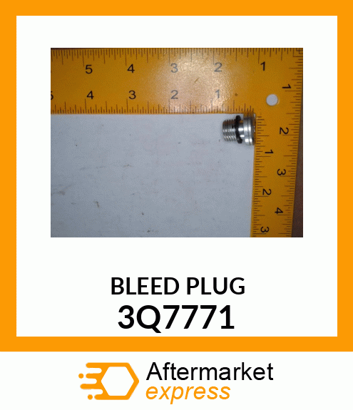 BLEED PLUG 3Q7771