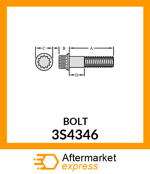 BOLT 3S-4346