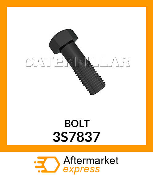 SEGMENT BOLT - 7/8 X 2-9/16 UNF 65 3S7837