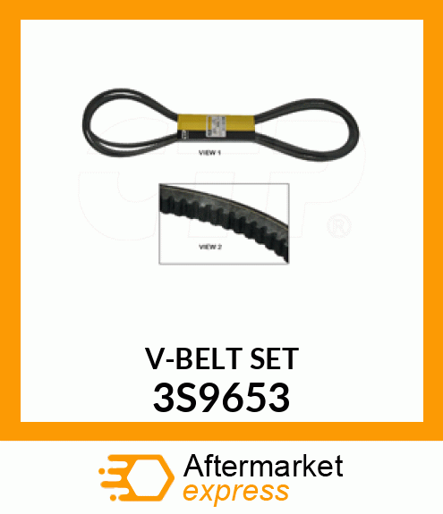 VEE BELT SET 3S9653