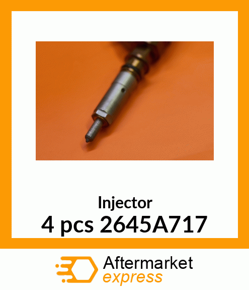 Injector 4 pcs 2645A717