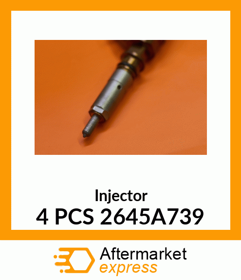 Injector 4 PCS 2645A739