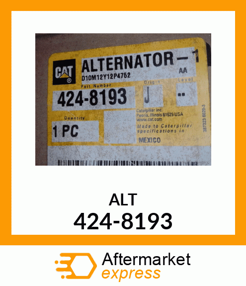 ALTERNATOR-1 424-8193