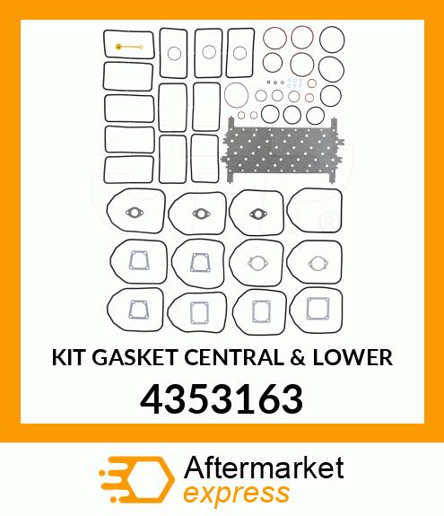 KIT GASKET CENTRAL & LOWE 4353163