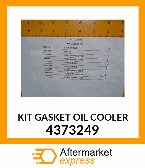 KIT GASKET OIL COOLER 4373249