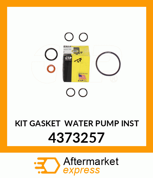 KIT GASKET WATER PUMP IN 4373257