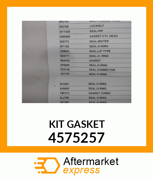 KIT GASKET 4575257