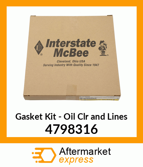 KIT GASKET OIL COOLER 4798316