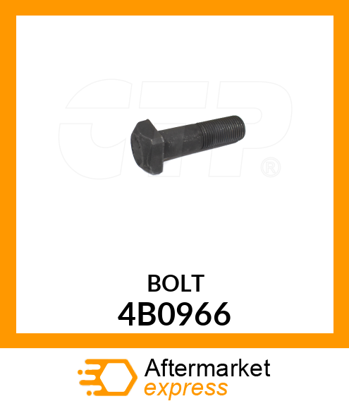 BOLT, SPECIAL 4B0966