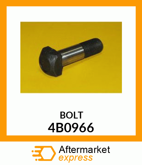 BOLT, SPECIAL 4B0966