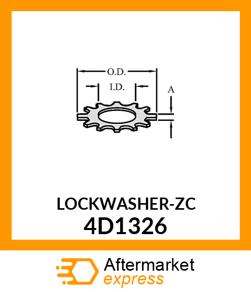 LOCKWASHER-ZC 4D1326