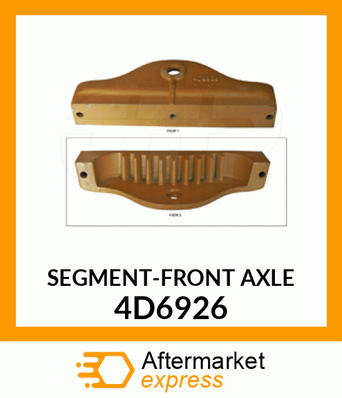 SEGMENT, AXLE 4D6926