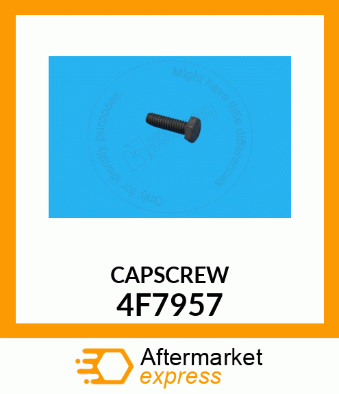 CAPSCREW 4F7957