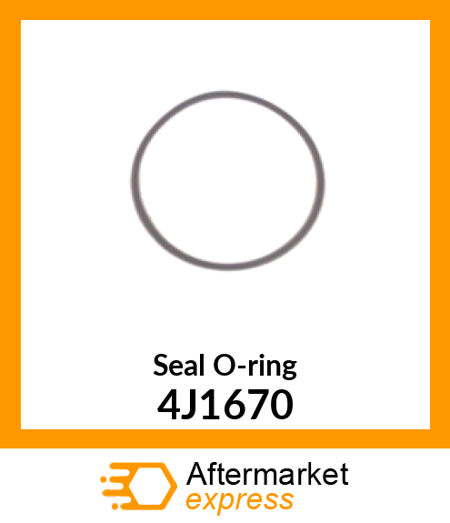 Seal O-ring 4J1670