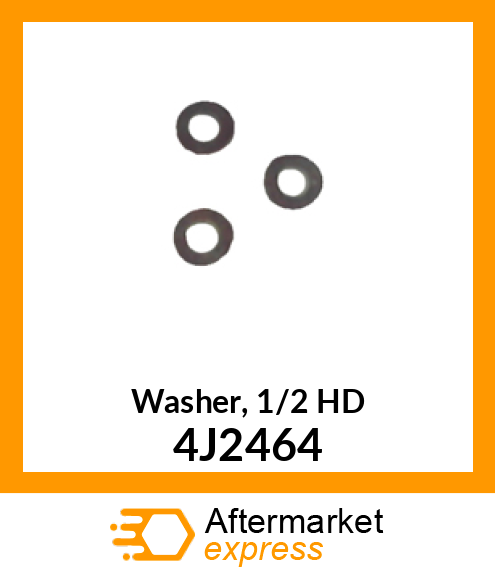 Washer, 1/2 HD 4J2464