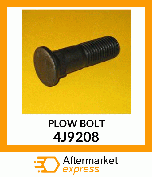 BOLT - PLOW 1 X 3-1/2" 4J9208