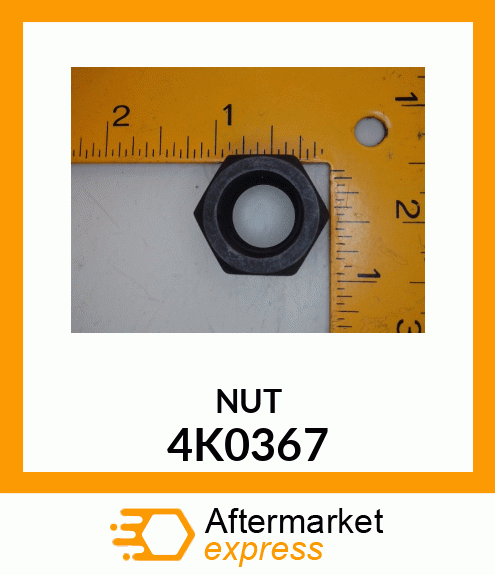 NUT - PLOW 5/8" 4K0367