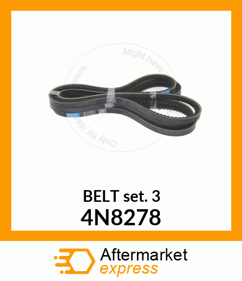 VEE BELT SET 4N8278