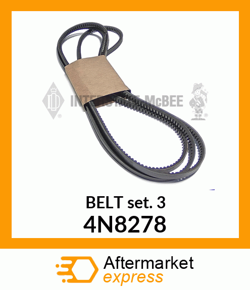 VEE BELT SET 4N8278