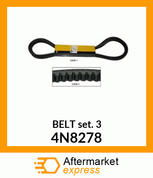 VEE BELT SET 4N8278