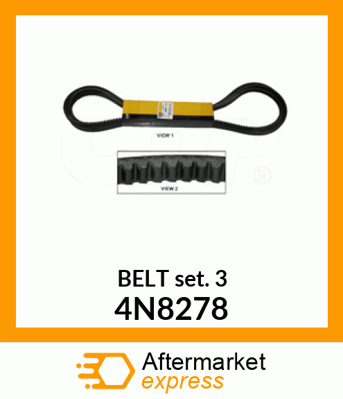 VEE BELT SET 4N8278