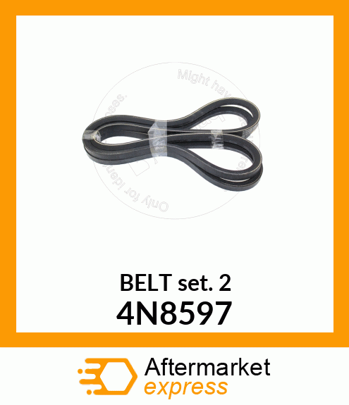 V-BELT SET 4N8597