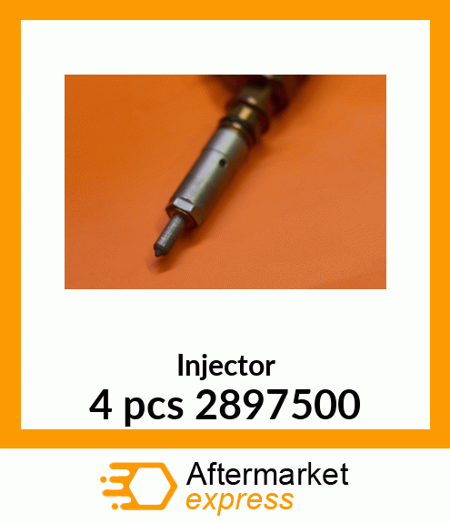 Injector 4 pcs 2897500