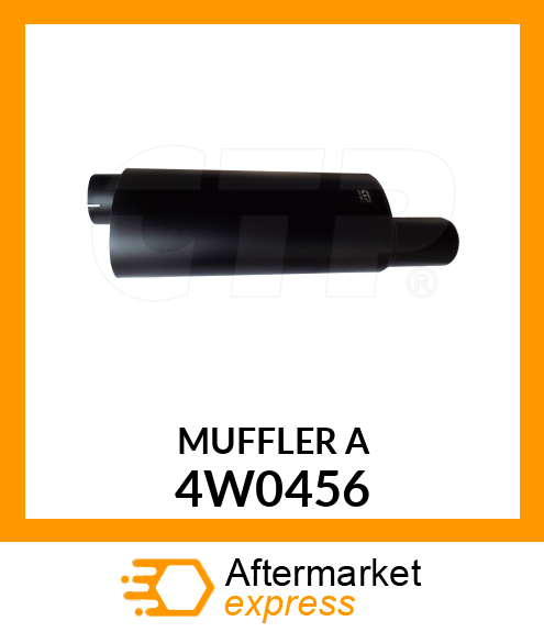 MUFFLER A 4W0456