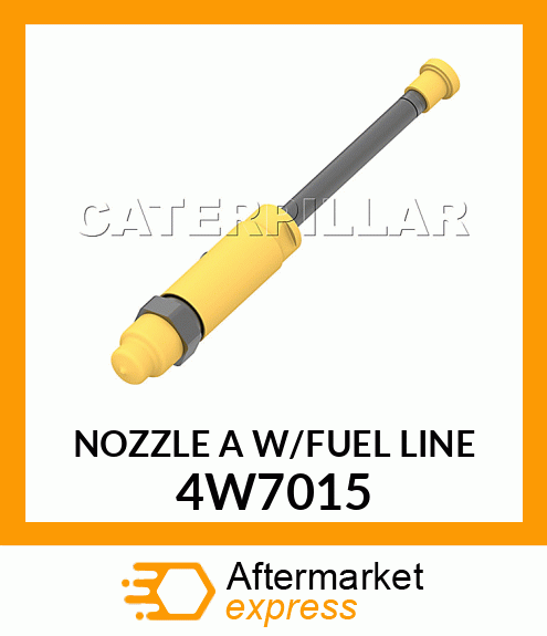 NOZZLE ASSY W/FUEL LINE 1W3996 4W7015