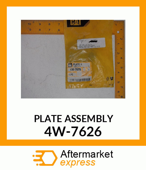 PLATE A 4W-7626