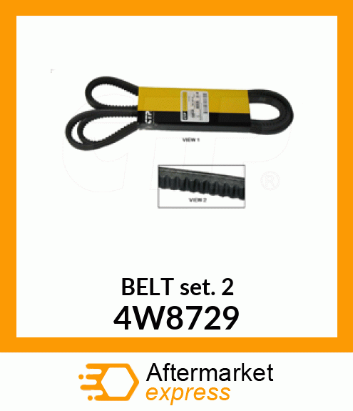 V-BELT SET 4W8729