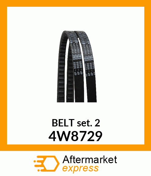 V-BELT SET 4W8729