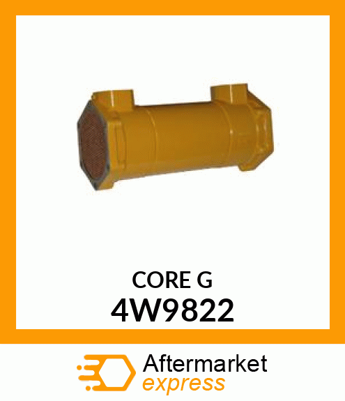 CORE ASSY. OIL COOLER ENGINE 4W9822