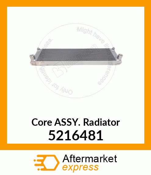 Core ASSY. Radiator 5216481