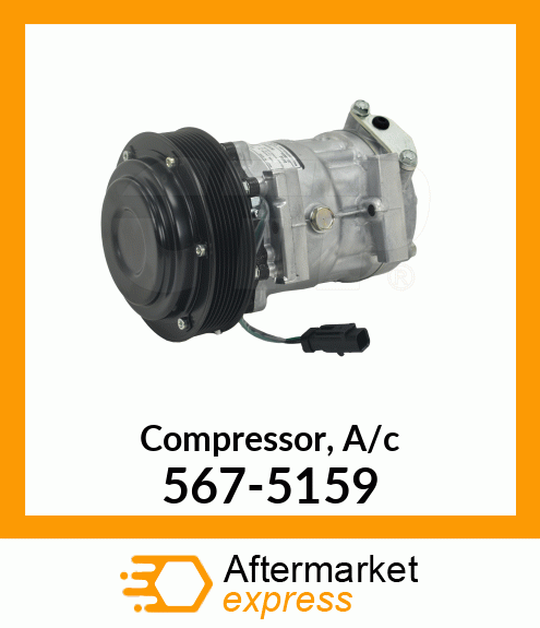 Compressor, A/c 567-5159