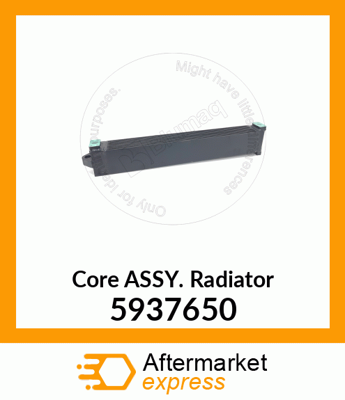 Core ASSY. Radiator 5937650