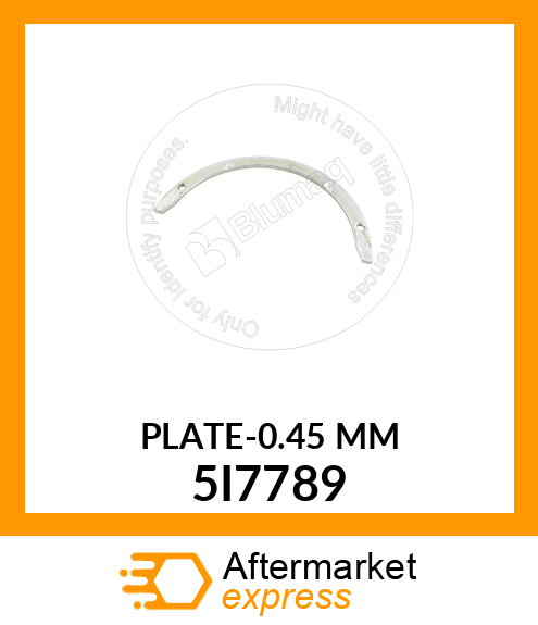 PLATE-THRUST .45MM 5I7789