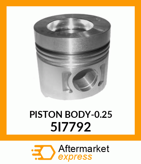 PISTON .25MM O/S 5I7792