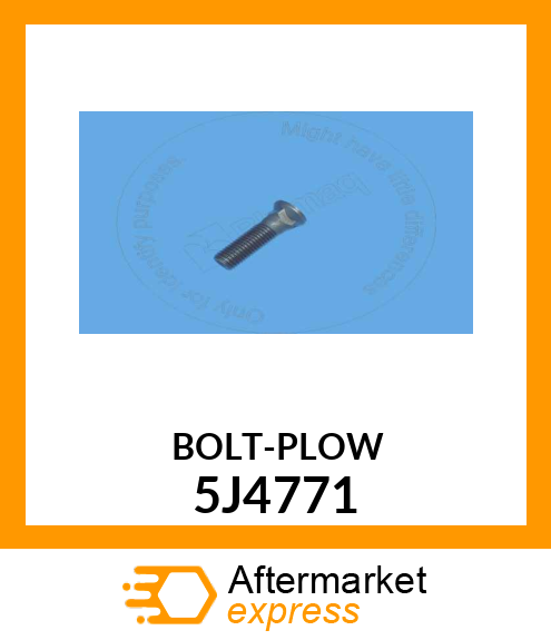 BOLT - PLOW 3/4 X 2-3/4" 5J4771