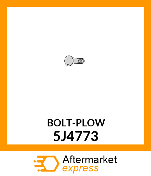 BOLT - PLOW 3/4 X 2-1/2" 5J4773