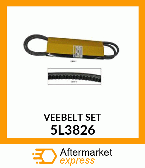 VEE BELT SET 5L3826