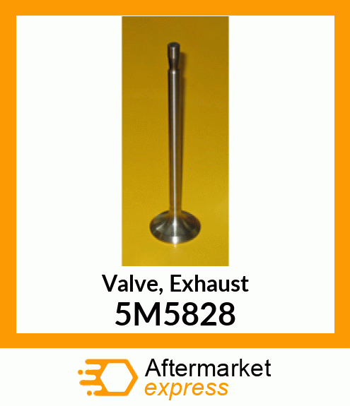 Valve, Exhaust 5M5828