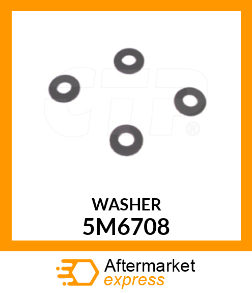 WASHER 5M6708