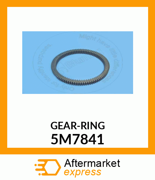 GEAR, RING TRANSMISSION 5M7841