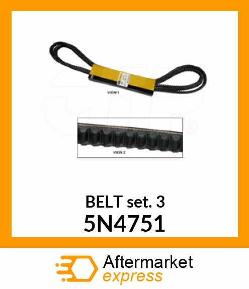 V-BELT SET 5N4751