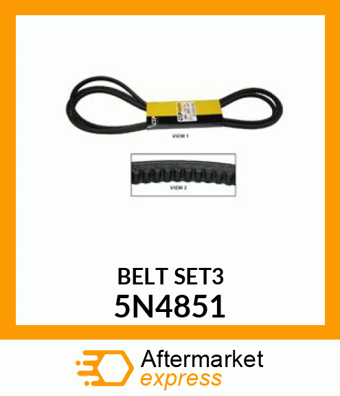 BELT SET(3) 5N4851